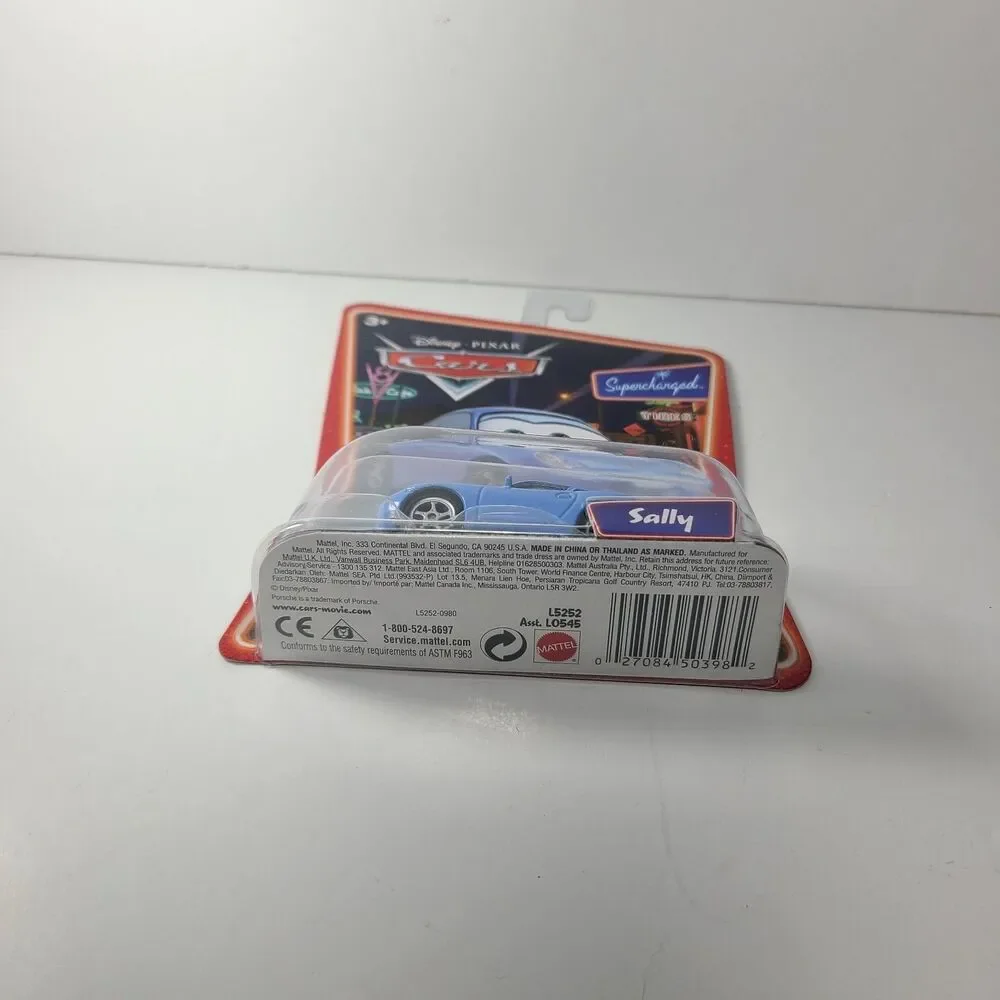 Disney Pixar Cars Supercharged Sally 1:55 Diecast New Sealed 2006 Mattel L5252